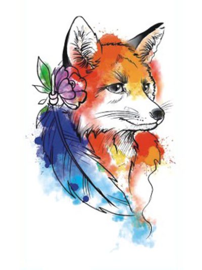 Watercolor Fox