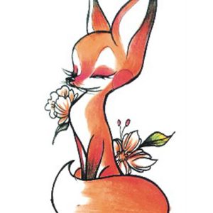 Flower and Fox