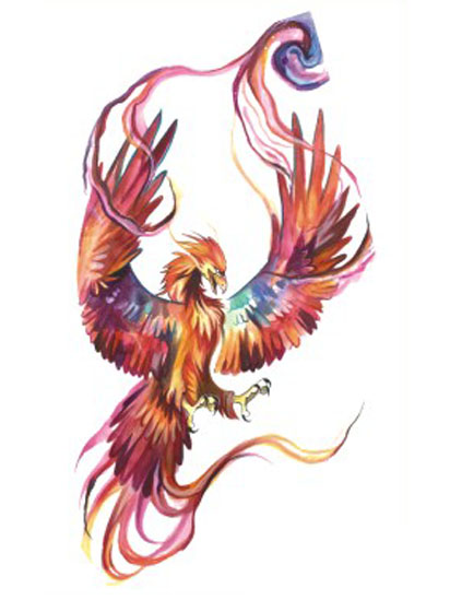 Watercolor Phoenix