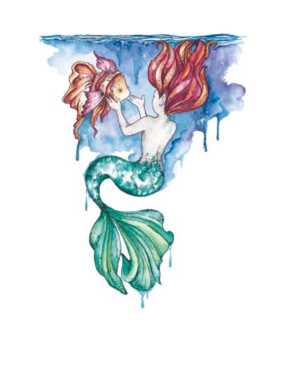 Watercolor Mermaid