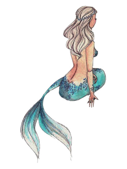 Mermaid Tattoo Sticker