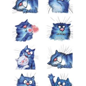 Blue Cat Tattoos