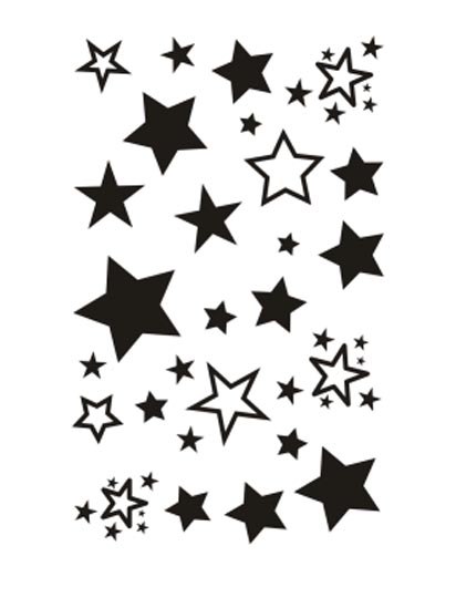 Black and White Star