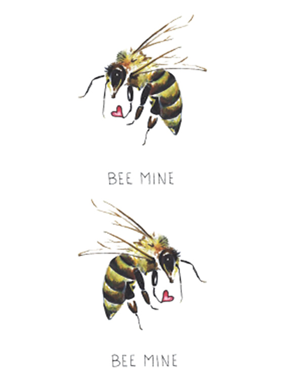 Bee Temporary Tattoo