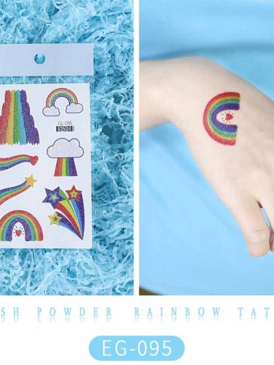 Rainbow Temporary Tattoo