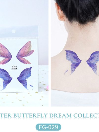 Glitter Butterfly Wing