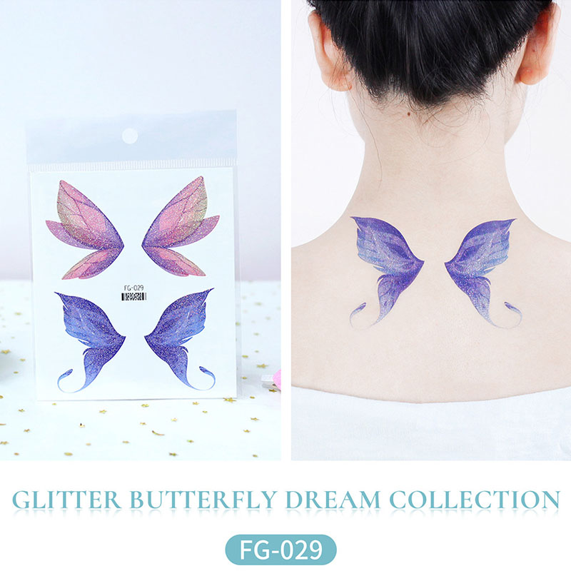 Glitter Butterfly Wing