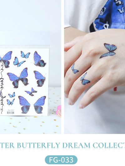 Glitter Purple Butterfly