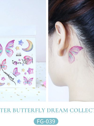 Glitter Butterfly Moon