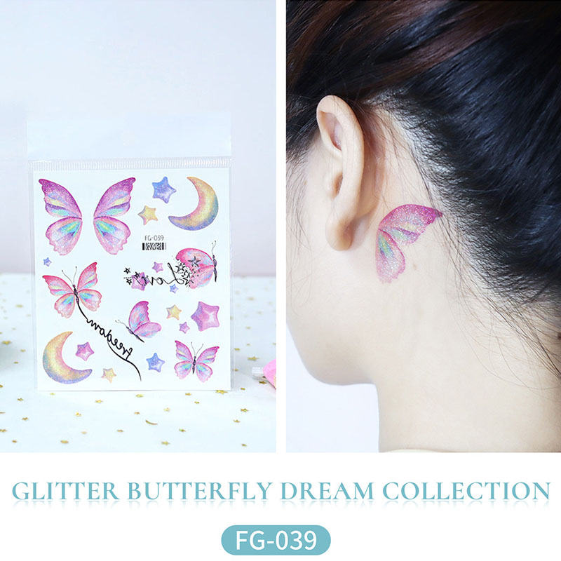 Glitter Butterfly Moon