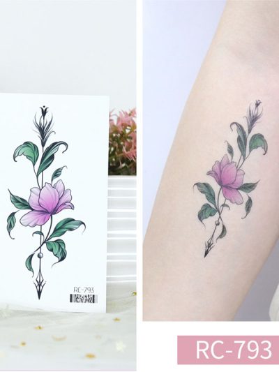 Pink Floral Arrow