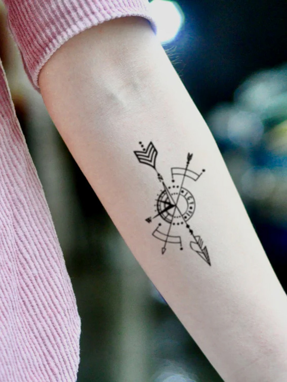 compass tattoo