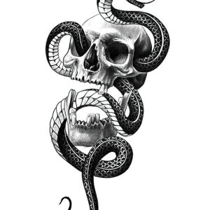 Snake Skull Tattoo