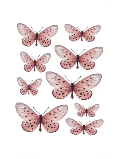 Pink Butterfly Tattoo