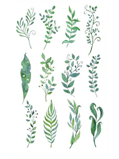 Green Plants Tattoo
