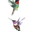 Colorful Hummingbird Tattoo