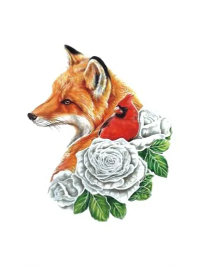 Fox Fake Tattoo