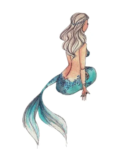 Mermaid Tattoo Sticker Tattoo