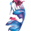Red Hair Mermaid Tattoo