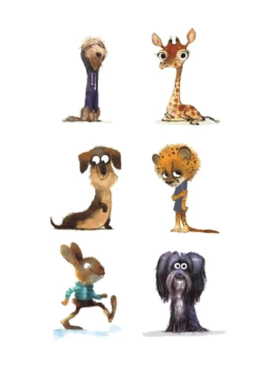 Animal Cartoon Tattoo