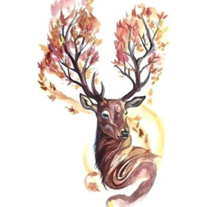 Tree Antler Tattoov