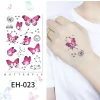 Pink Milky Way Butterfly Tattoo
