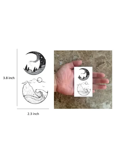 Satellite Temporary Tattoo